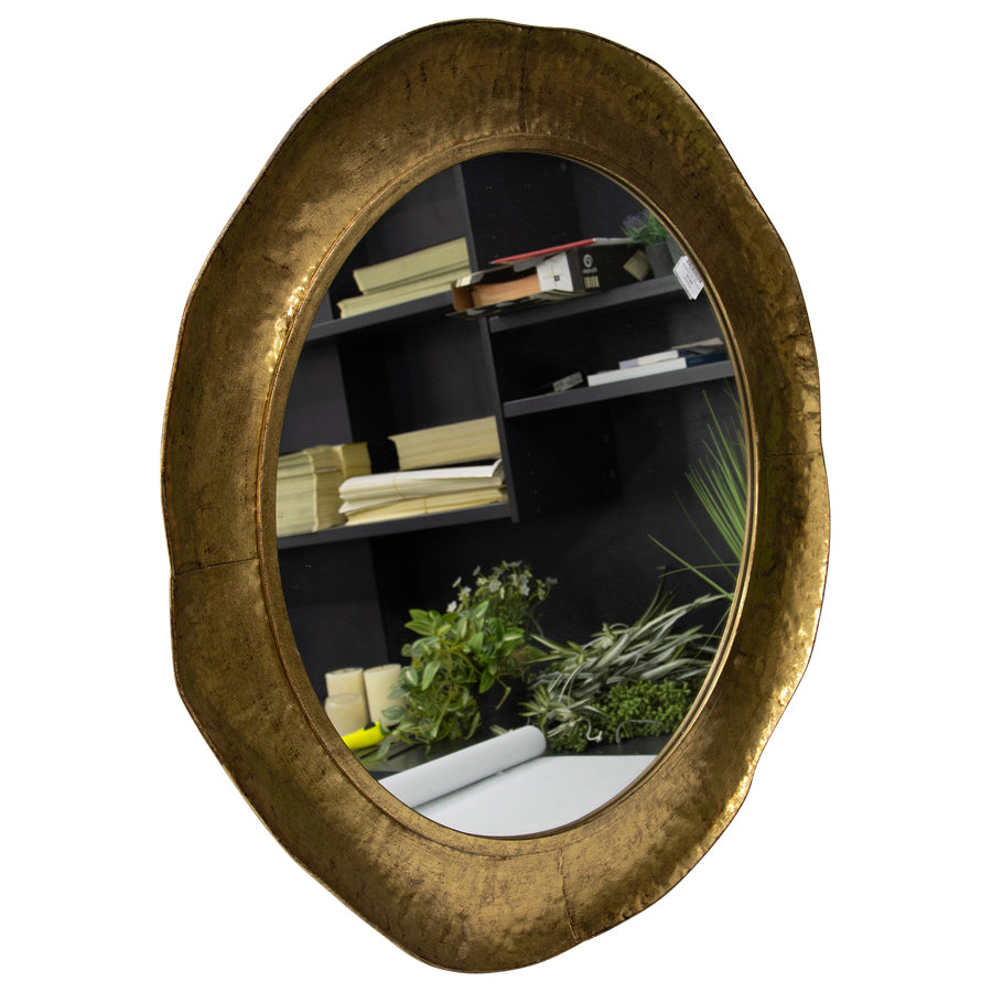 Palais Gold Framed Wall Mirror 80cm - Image 3