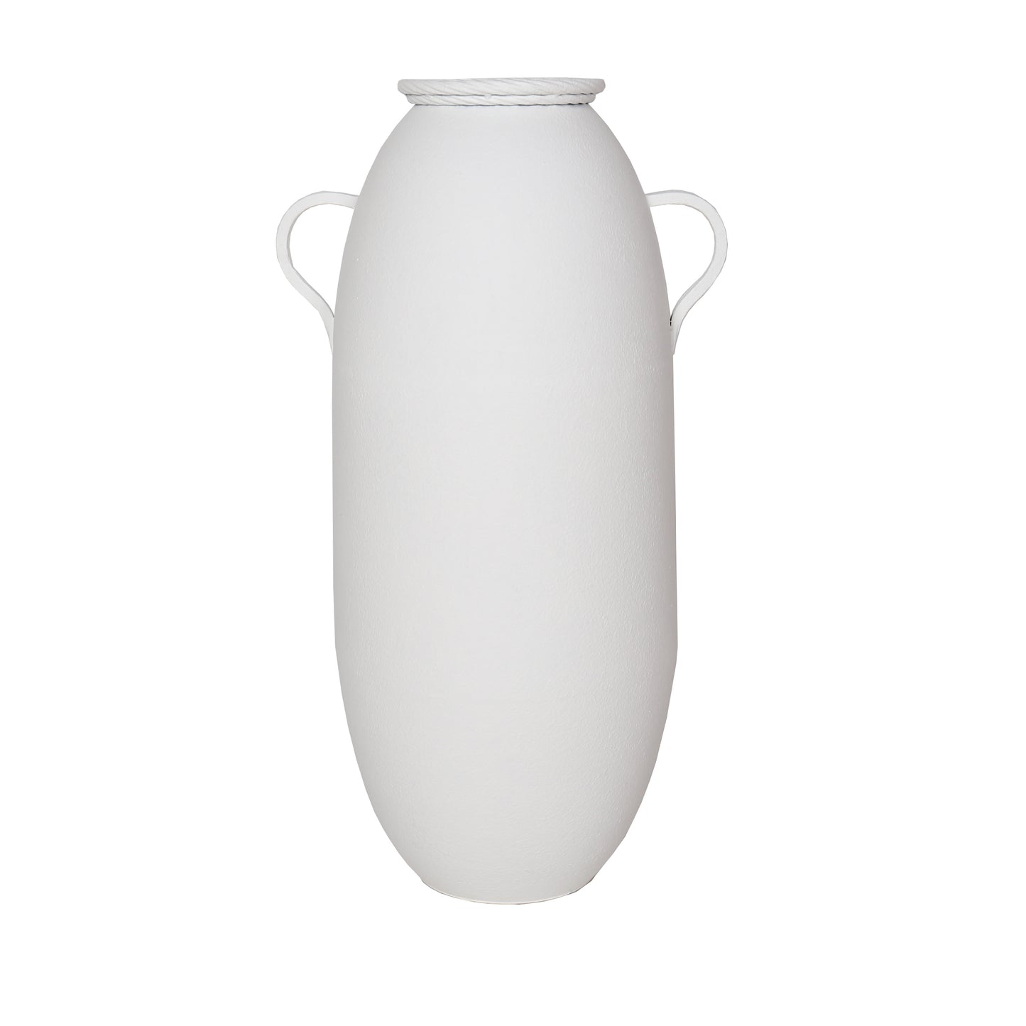 Artisan Two Handle Decorative Vase w Coil Rim 71cm - Image 2