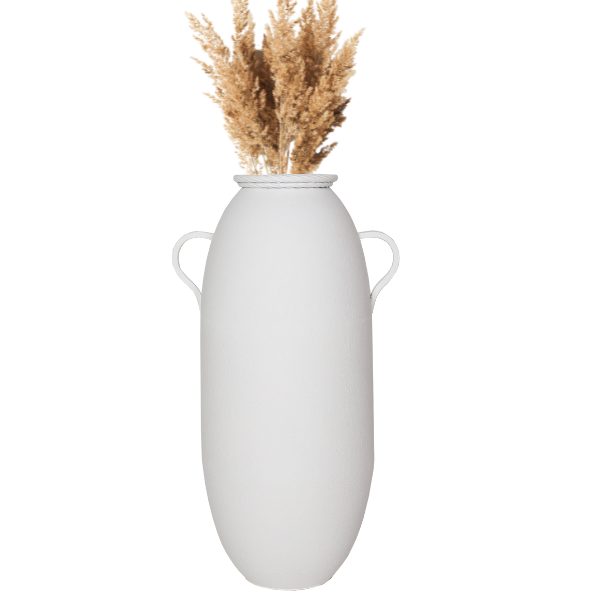 Artisan Two Handle Decorative Vase w Coil Rim 71cm