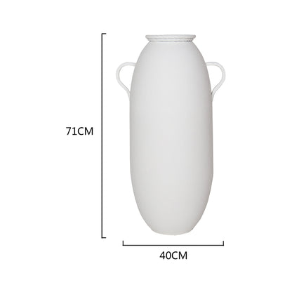 Artisan Two Handle Decorative Vase w Coil Rim 71cm - Image 3