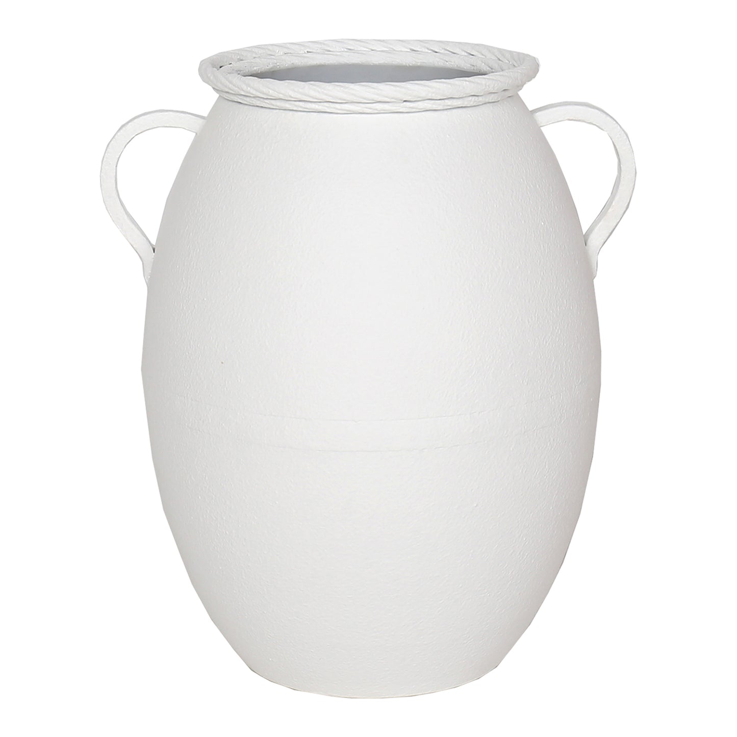 Artisan Two Handle Decorative Vase w Coil Rim 42cm - Image 2