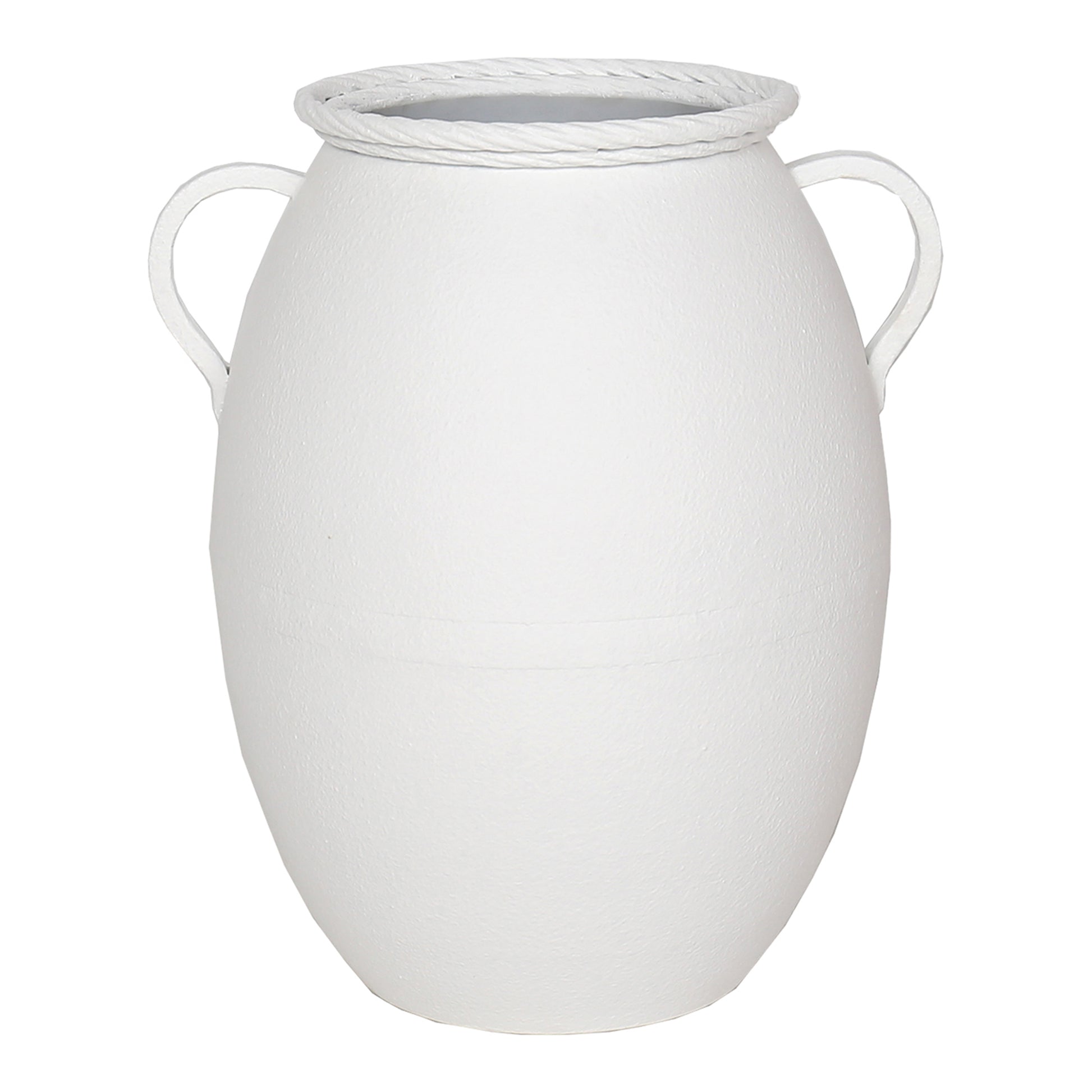 Artisan Two Handle Decorative Vase w Coil Rim 42cm - Image 2