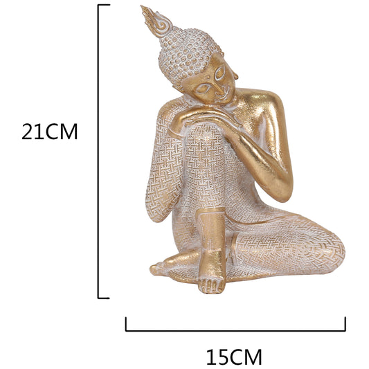 Seated Serenity Buddha Statue 21cm - Image 2