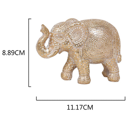 Ornate Gold Elephant 11cm - Image 2
