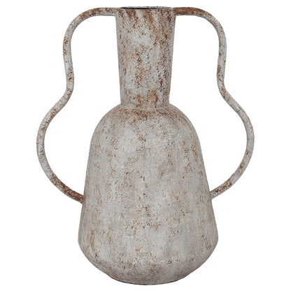 Artisan Aged Vase w Abstract Handles 33cm - Image 2