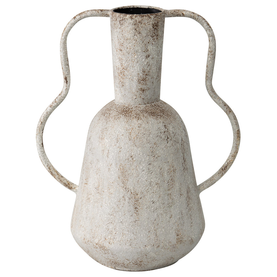 Artisan Aged Vase w Abstract Handles 33cm - Image 4