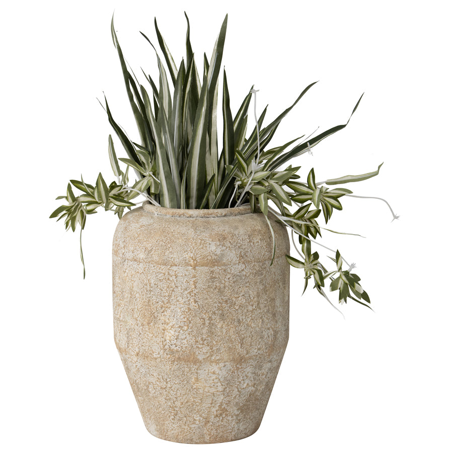 Artisan Aged Traditional Vase 30cm