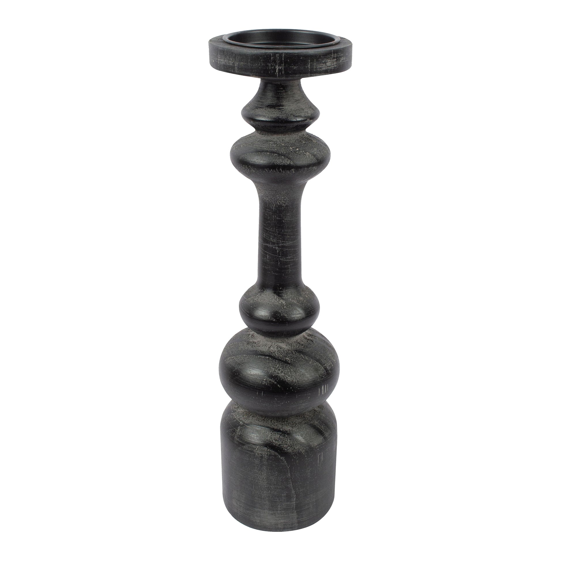Nero Bold Pillar Candleholder 43cm
