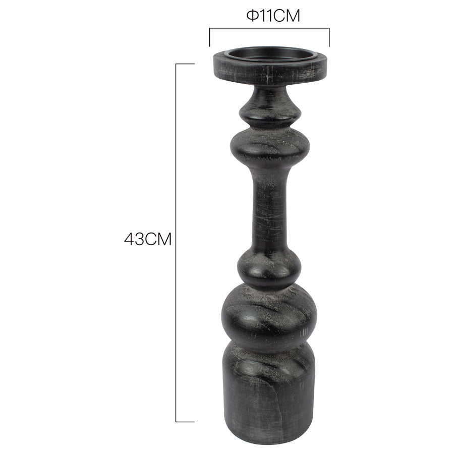 Nero Bold Pillar Candleholder 43cm - Image 2