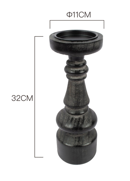 Nero Bold Pillar Candleholder 32cm - Image 2