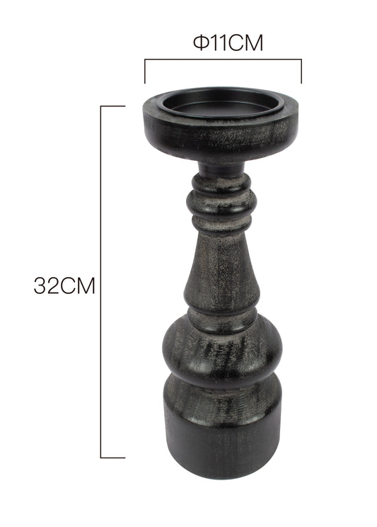 Nero Bold Pillar Candleholder 32cm - Image 2