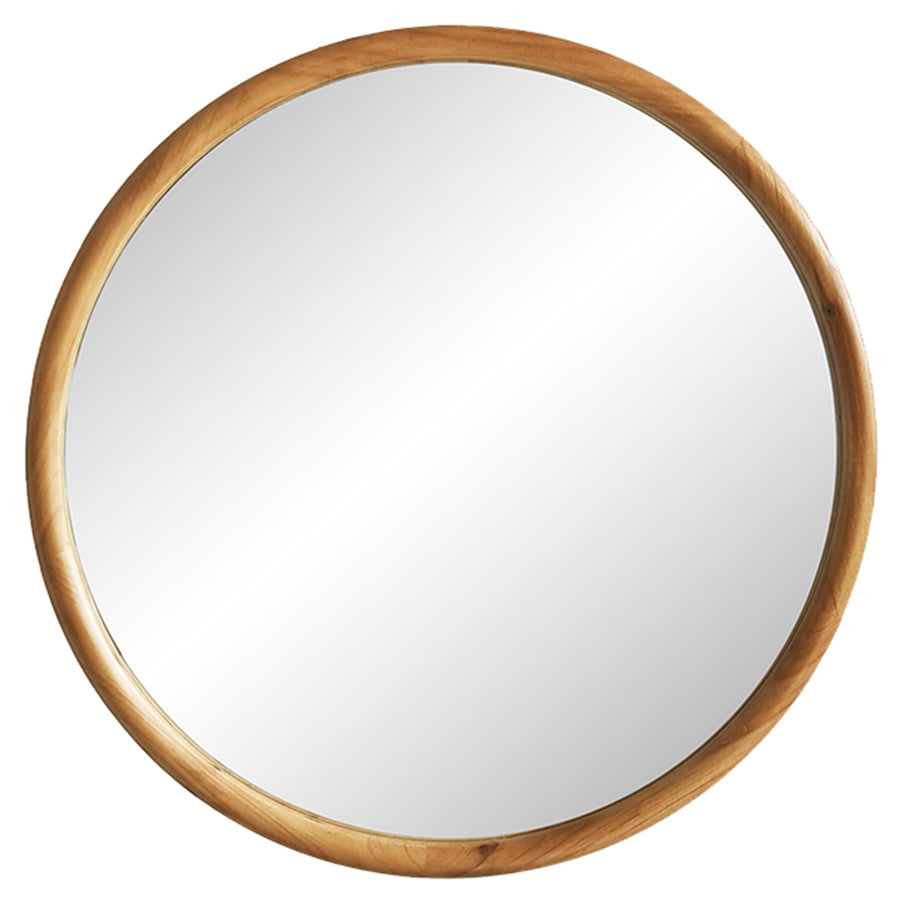Mid Century Style Round Wall Mirror 61cm