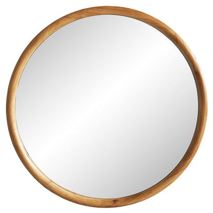 Mid Century Style Round Wall Mirror 61cm