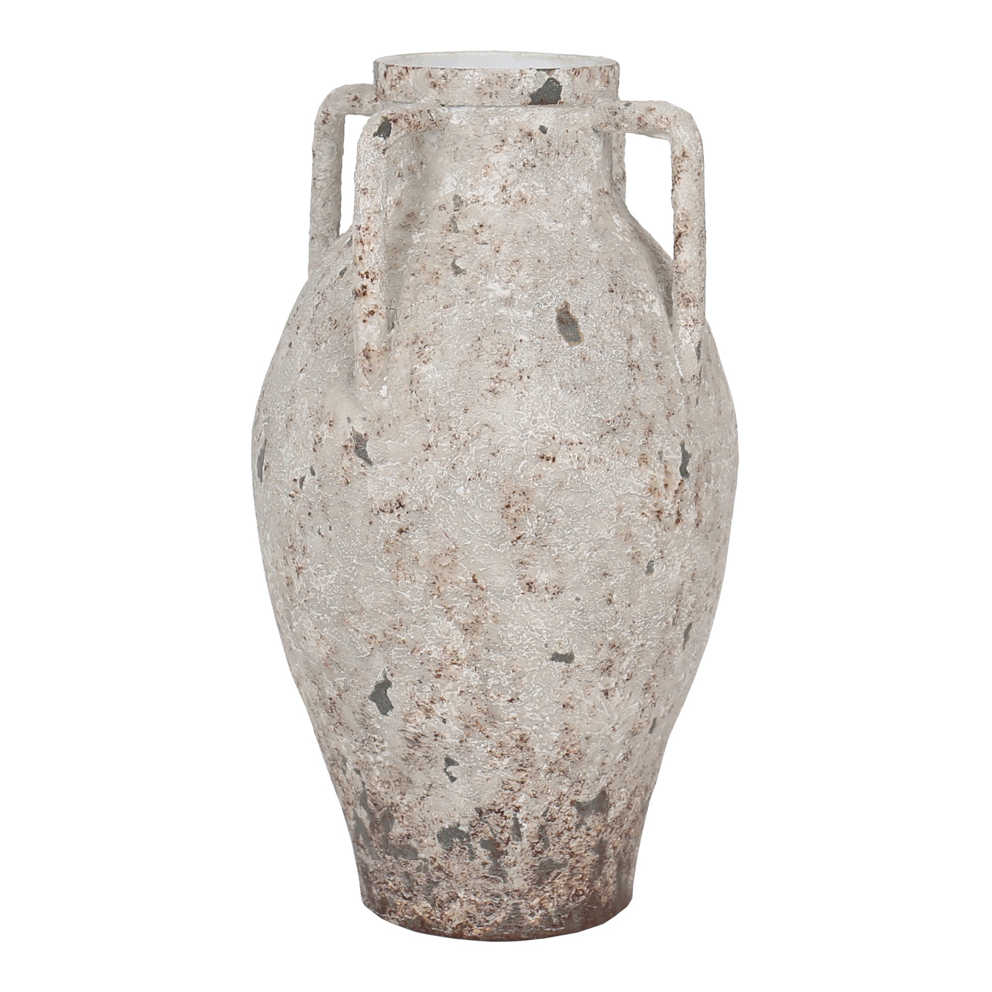 Artisan Aged 4 Handle Vase 37cm
