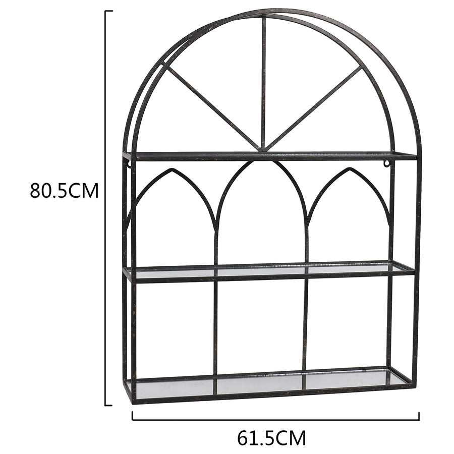 Gothic Arch Wall Shelf 81cm - Image 3