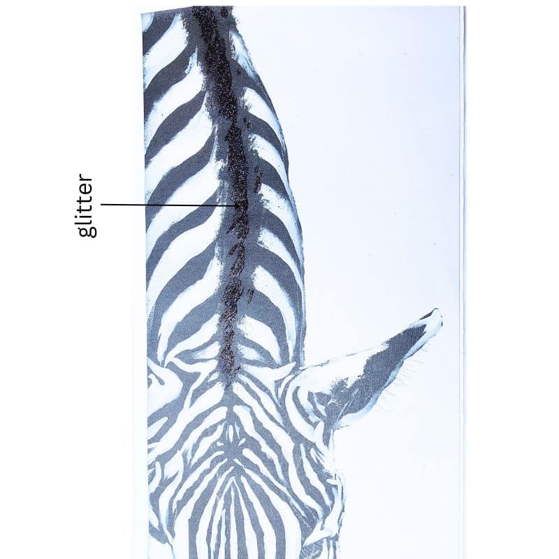 Classic Zebra w Artificial Fur Framed Canvas Wall Art 90cm - Image 3