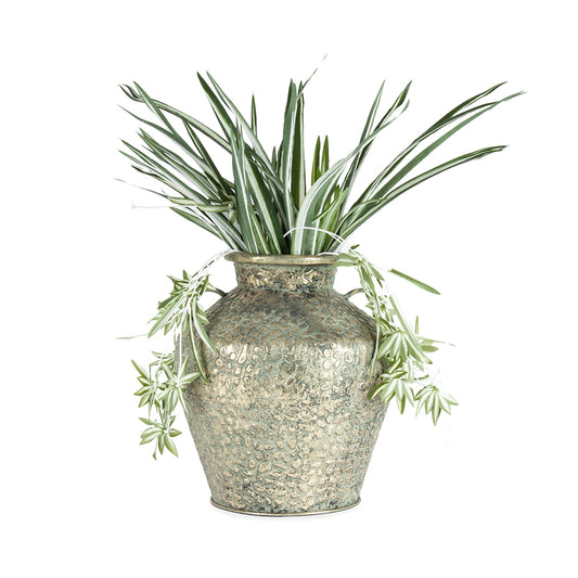 Hammered Urn-Antique Gold 30x35cm