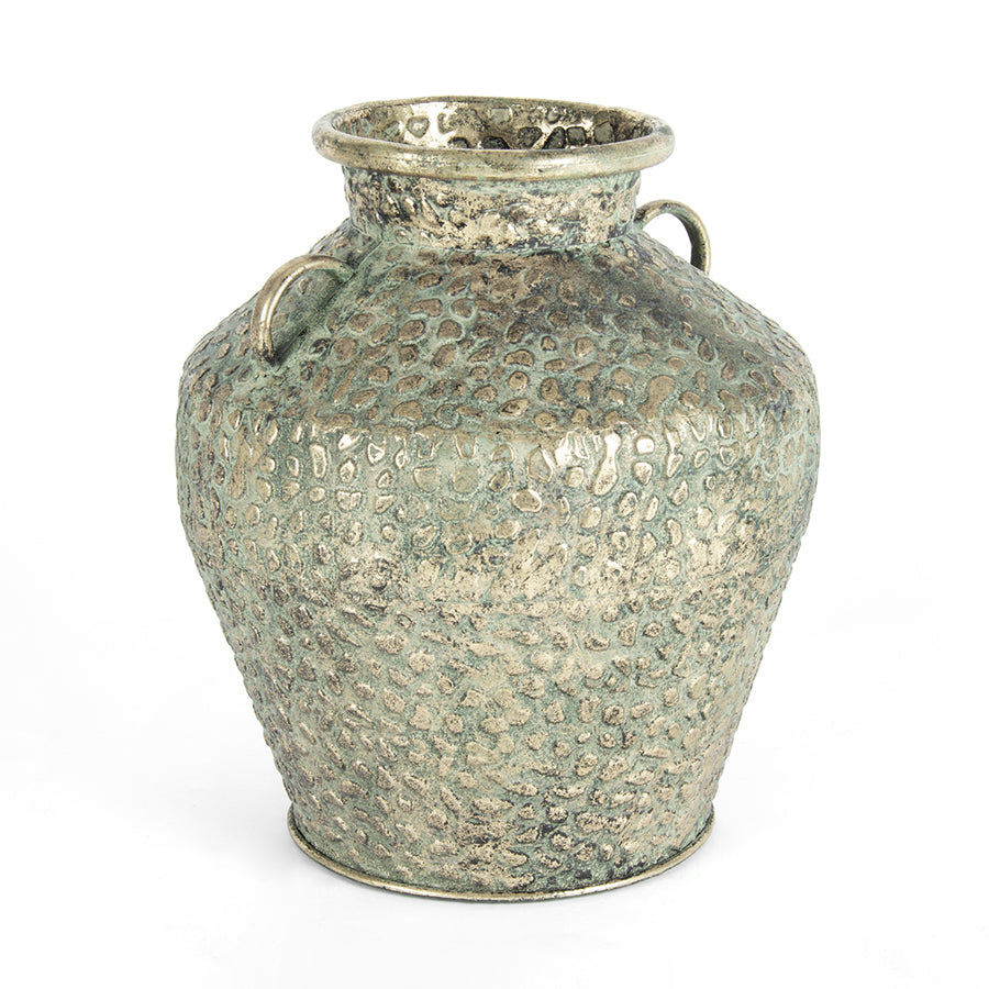 Hammered Urn-Antique Gold 30x35cm - Image 2