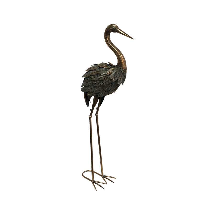 Lustre Gold Crane 39x97cm