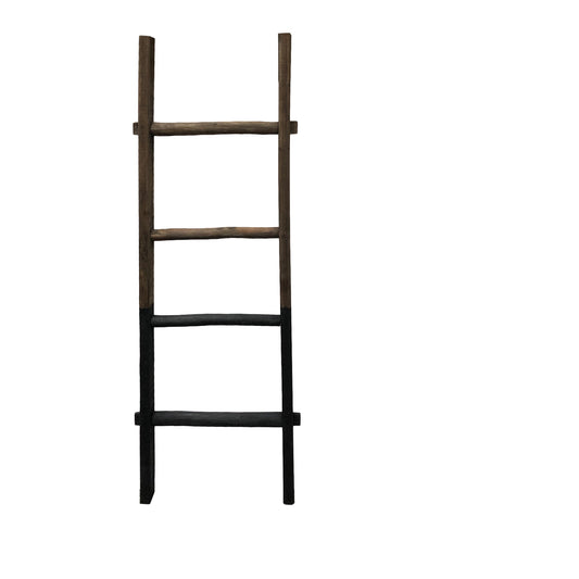 Decorative Wooden Indoor Leaning Display Ladder 46x136cm - Image 2