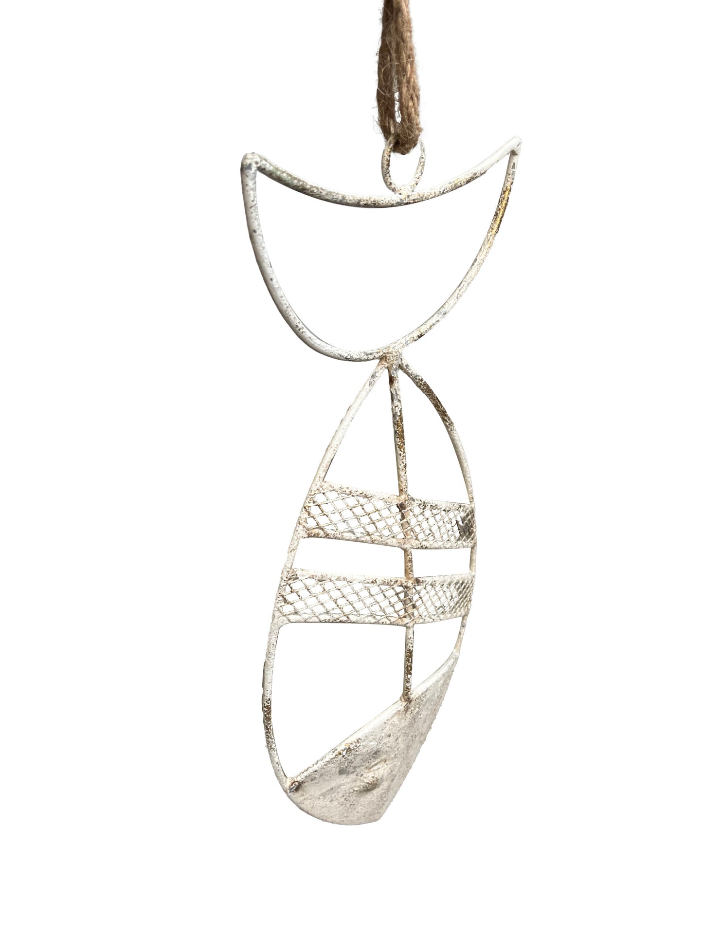 Hanging Fish Wall Decor W Rope 38cm - Image 2