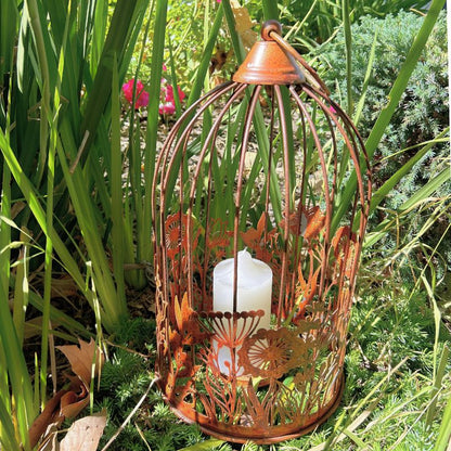 Decorative Birdcage / Pillar Candle Holder 39cm - Image 2