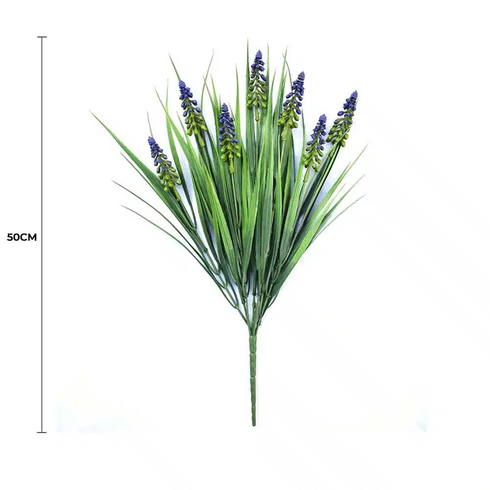 Artificial Dense English Lavender Stem UV Resistant 50cm - Image 2