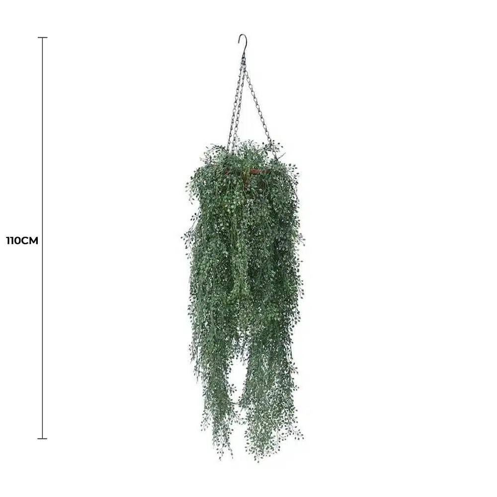 Artificial English Hanging Basket UV Resistant 110cm - Image 2
