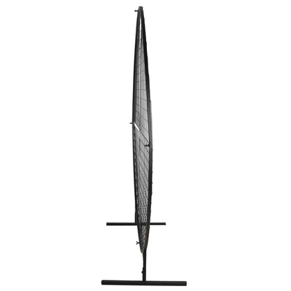 Sturdy Circular Flower Wall / Event Stand 200cm Diameter (Black Frame) - Image 3