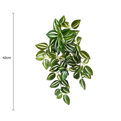 Artificial Hanging / Draping Tradescantia Zebrina 42cm