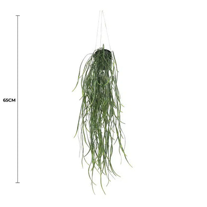 Artificial Hanging Potted Plant (Willow Leaf) 66cm UV Resistant - Image 2