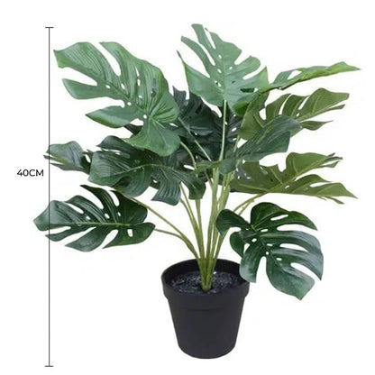 Artificial Potted Split Philodendron (Monstera) 40cm - Image 2