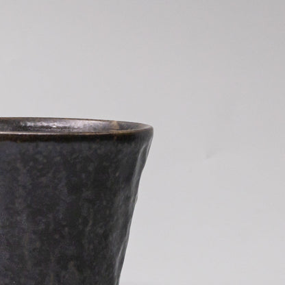 Cup Sho Chu 250ml Black Irabo Glaze - Image 2