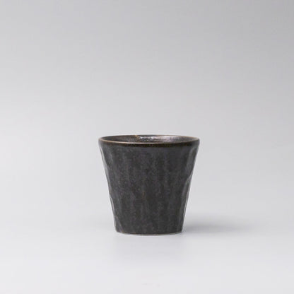 Cup Sho Chu 250ml Black Irabo Glaze - Image 4