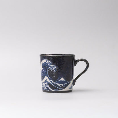 Mug with Handle 300ml Great Wave Design - Image 5