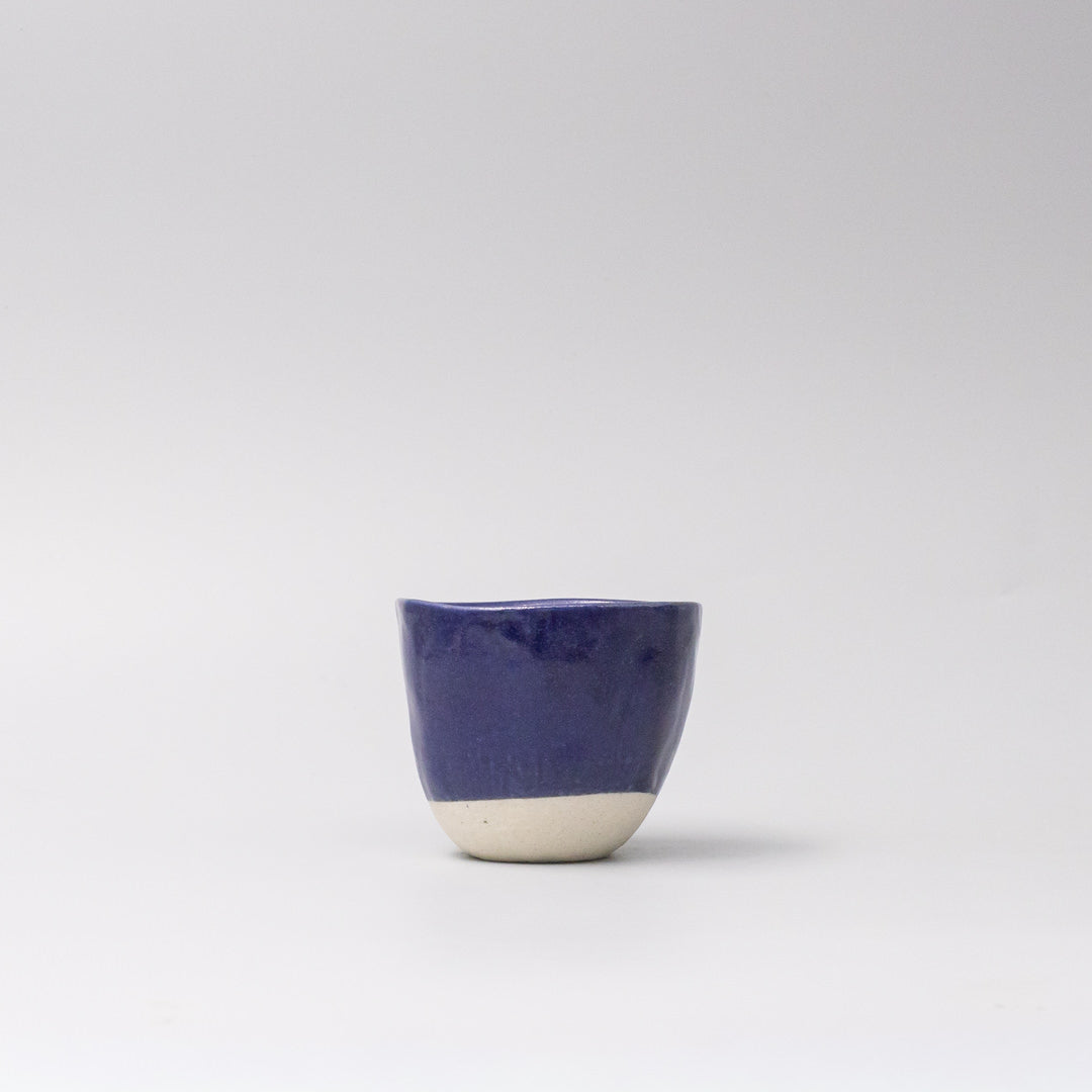Lopsided Mug 200ml Lapis Glaze - Image 3