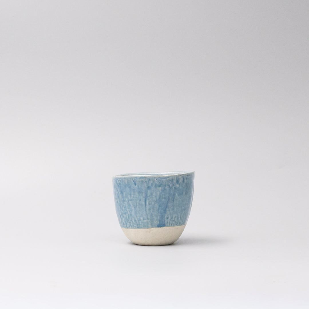 Lopsided Mug 200ml Topaz Glaze - Image 4