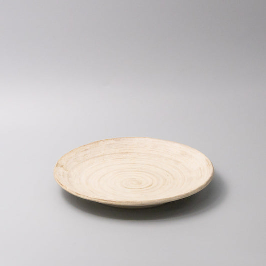 Thick Edge Plate 25cm Washed Sandstone