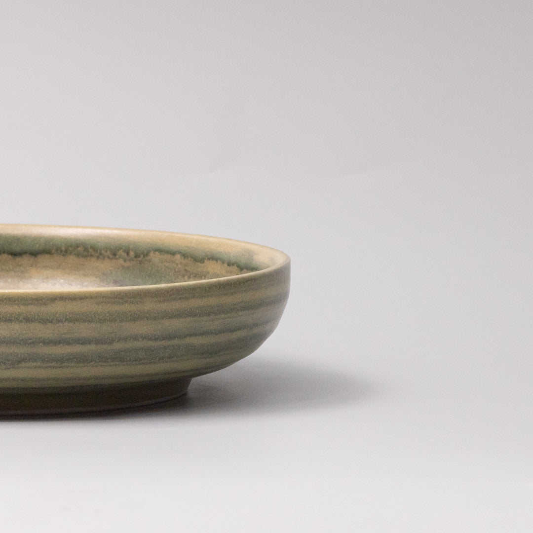Plate High Rim 22cm Washed Fern - Image 2