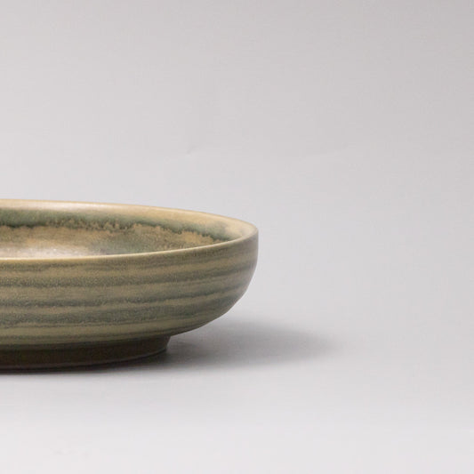 Plate High Rim 22cm Washed Fern - Image 2