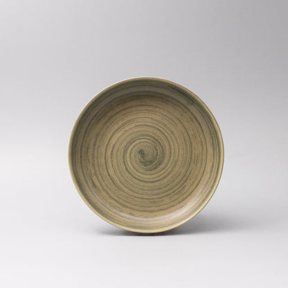 Plate High Rim 22cm Washed Fern - Image 3