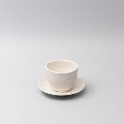 Saucer 14cm Washed White - Image 4