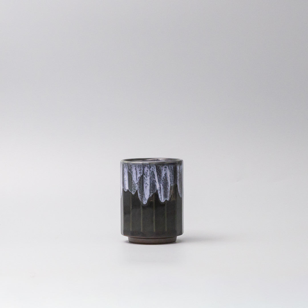 Mug Omomi 8cm 280ml Forest White Drip glaze - Image 3