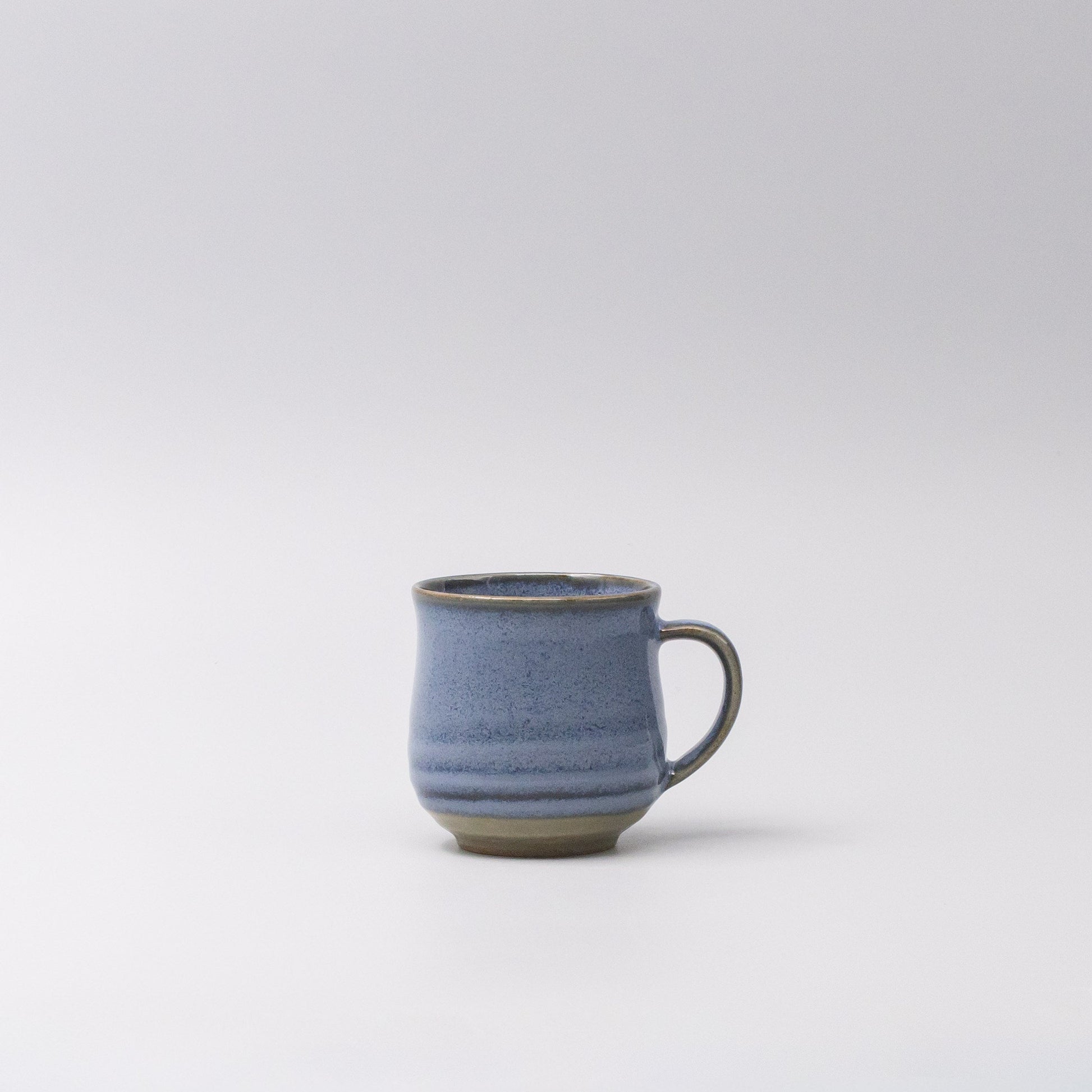 Mug with Handle 230ml Blue Glaze - Image 4