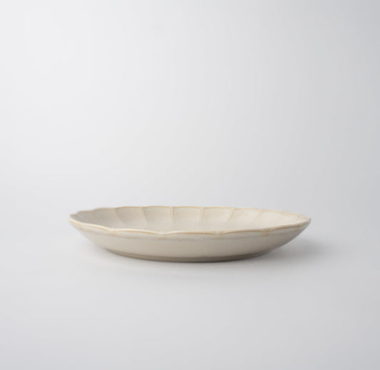 Side Plate 21cm Ivory Rinka Glaze - Image 2