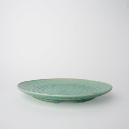 Serving Plate 30.3cm Celadon Glaze - Image 3
