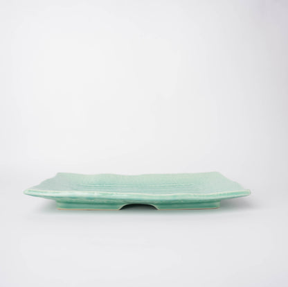 Serving Plate 28.5cm Celadon Glaze - Image 2