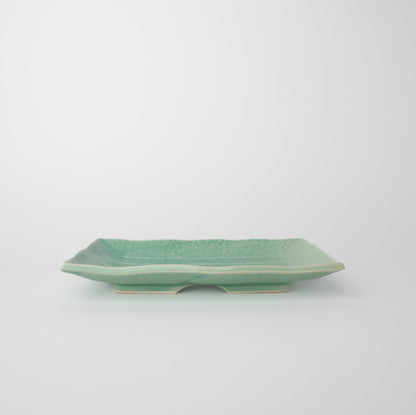 Plate Rectangular 22cm Celadon Glaze - Image 2
