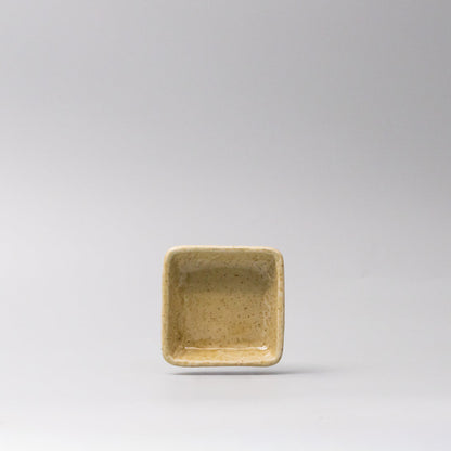 Sauce Dish Squared 8cm Biscuit Glaze - Image 3