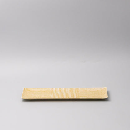 Plate Rectangular Sashimi 33cm Honey Glaze - Image 5